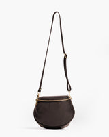 Baby ISABELLA con tracolla in pelle TESTA DI MORO - LOVING BAGS
