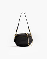Borsa ISABELLA micro con manico in pelle NERA - LOVING BAGS