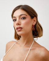 Orecchini pietra pendente - 52565