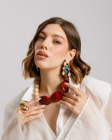 Collana perle e pietre - ECL2501