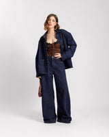 Coord-set in denim korean - EC15531