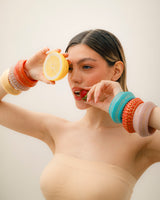 Bracciale strutturato in resina - 1566