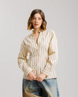 Camicia slim a righe - YY598 SLCM