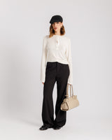 Maglia serafina con bottoni - H13372