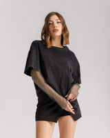 T-shirt manica strass - 9007