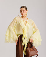 Camicia con volant - 12609