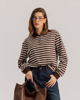 Maglia polo a righe - 5641