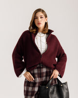Maglione in lana con zip - AL3903