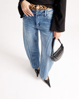 Jeans bustino animalier - H3881