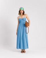 Abito midi denim - PS9626