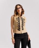 Gilet con alamari - G15678