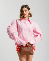 Camicia volume in cotone - H13575