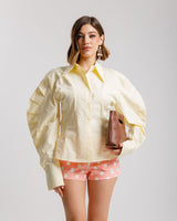 Camicia volume in cotone - H13575