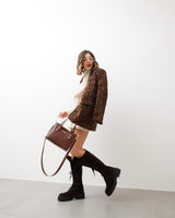 Anfibi alti in suede TESTA DI MORO - 30032