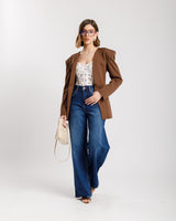 Jeans vita media palazzo - H5198