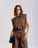 Coord-set ballon MARRONE - Y1346-1347
