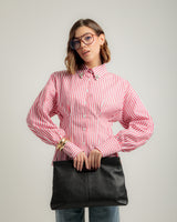 Camicia in cotone con strass - 81476 slc