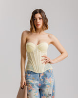 Corsetto in tulle con stecche - ST13751