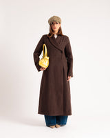 Manteau long MARRON - 9207