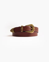Ceinture en cuir couleur cognac - 2553/30