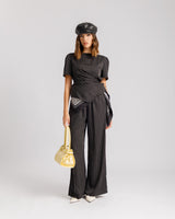 Coord-set gessato NERO - 9702