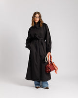 Trench oversize NERO - 3186