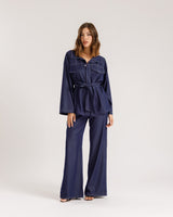 Coord-set effetto denim - HP9226