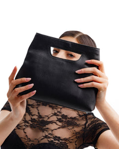Borsa in pelle NANO GRACE nera - LOVING BAGS