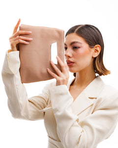 Borsa in pelle NANO GRACE rosa - LOVING BAGS