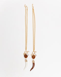 Collana con corno pendente - ECL2519