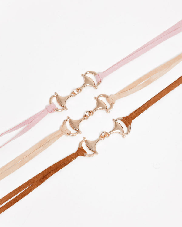 Collana in suede con dettaglio - LD04