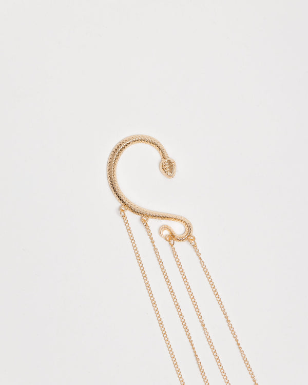 Ear-cuff snake con pendenti - DO82688