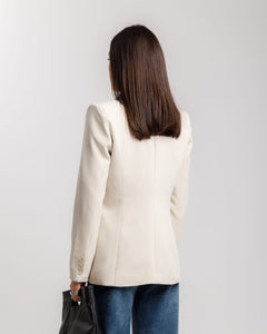 Blazer sartoriale CREMA - 26052 Nos