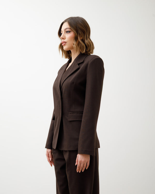 Blazer gessato - C146