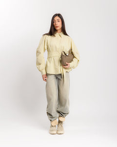 Camicia con fusciacca a quadretti vicky -YY539 SLC