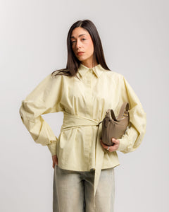 Camicia con fusciacca a quadretti vicky -YY539 SLC