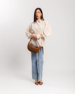 Camicia con fusciacca a quadretti vicky -YY539 SLC