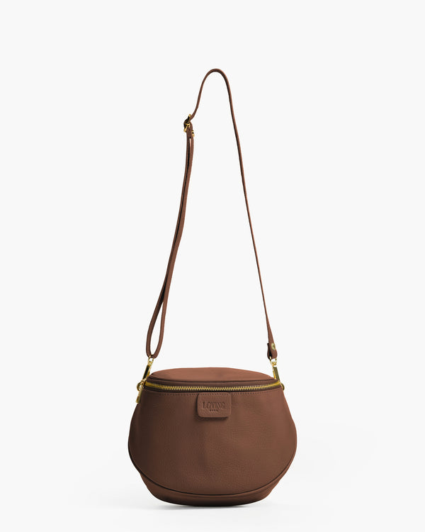 Borsa NEW ISABELLA baby marrone - LOVING BAGS