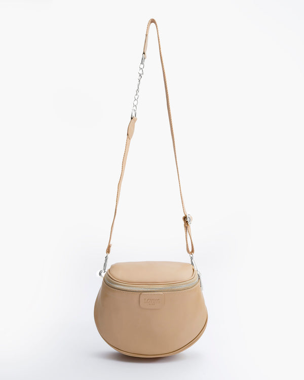 Baby ISABELLA borsa in pelle NUDE - LOVING BAGS