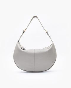 Borsa in pelle RACHEL grigio perla - LOVING BAGS