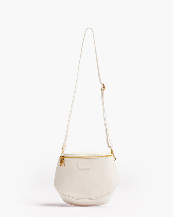 Baby ISABELLA con tracolla in pelle LATTE - LOVING BAGS
