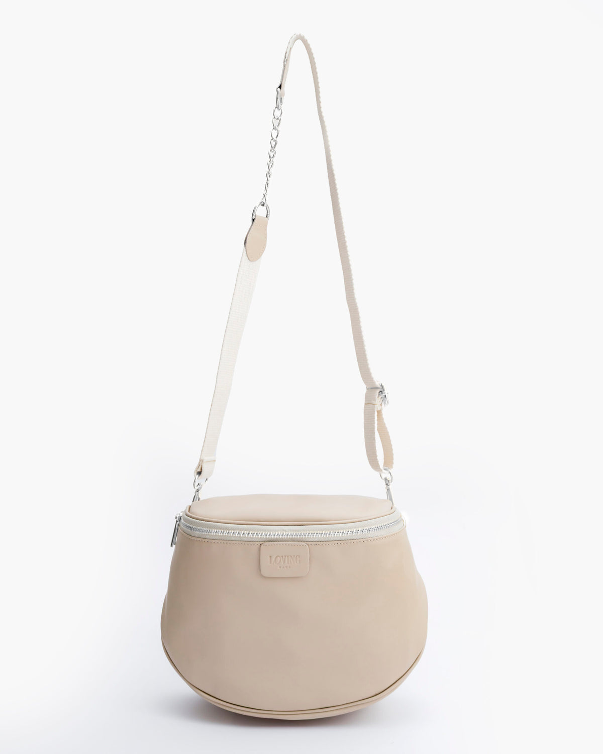 Borsa ISABELLA in pelle CREMA - LOVING BAGS