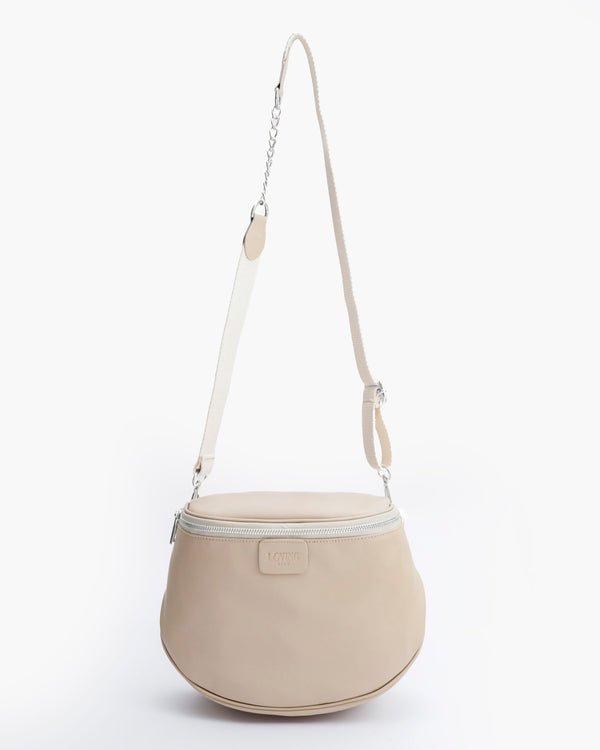 Borsa ISABELLA in pelle CREMA - LOVING BAGS