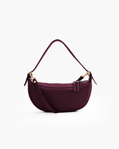 Borsa in pelle RACHEL MIGNON bordeaux - LOVING BAGS