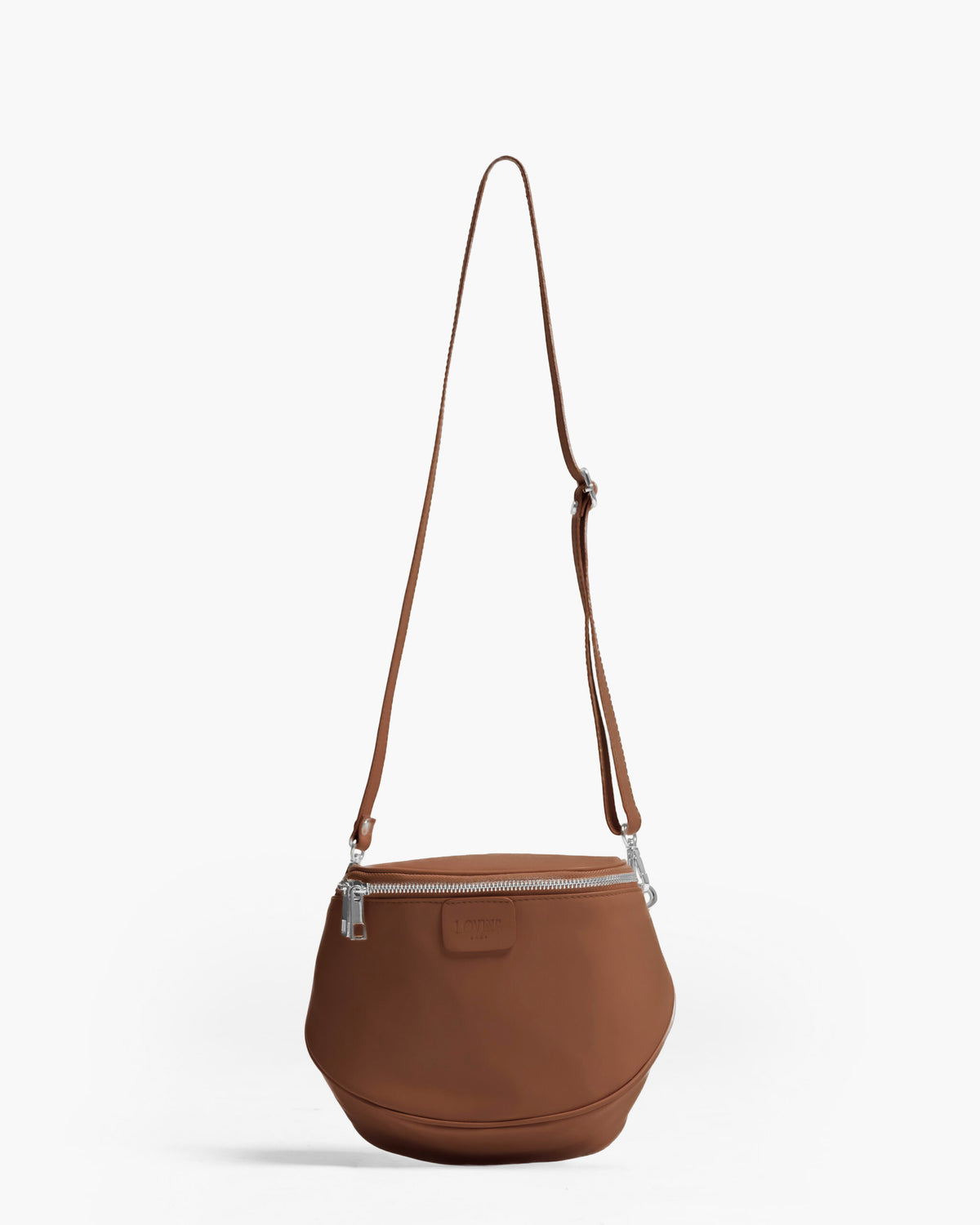 Baby ISABELLA con tracolla in pelle CUOIO  - LOVING BAGS