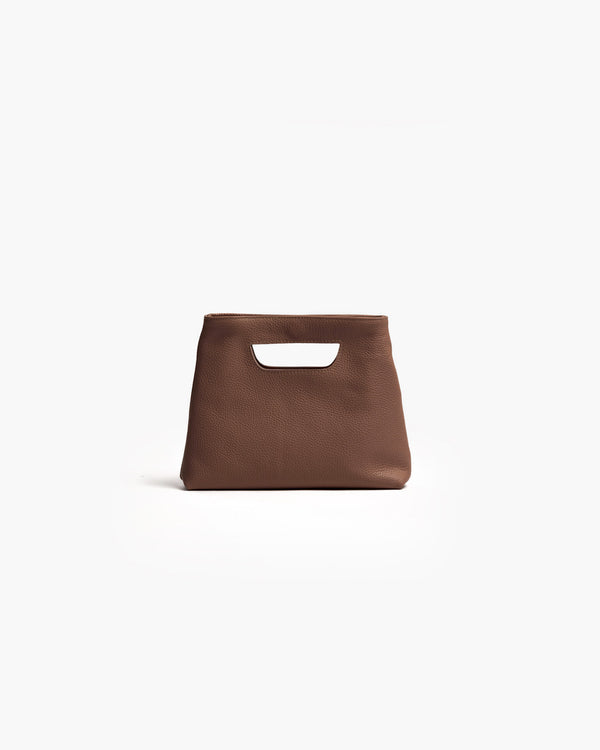 Borsa in pelle NANO GRACE marrone - LOVING BAGS