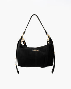 Carrie suede NERA - LOVING BAGS