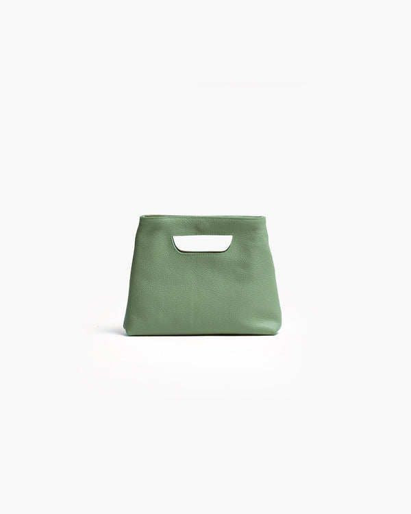 Borsa in pelle NANO GRACE verde salvia - LOVING BAGS