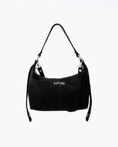 Carrie suede NERA - LOVING BAGS