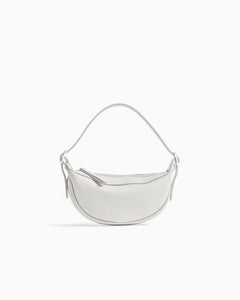 Borsa in pelle RACHEL NANO grigio perla - LOVING BAGS